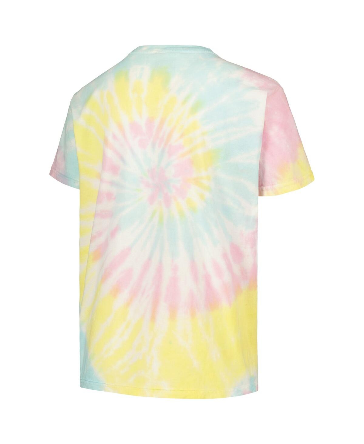 Mad Engine Big Boys And Girls Marvel Logo Drip Tie-dye Graphic T-shirt In Blue,no Color