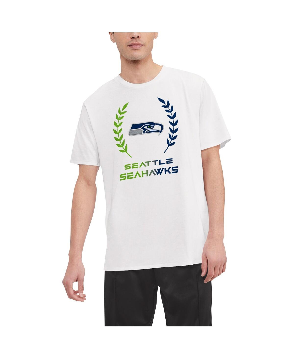 Tommy Hilfiger Men's White Seattle Seahawks Miles T-shirt In White