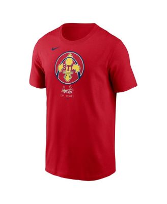 Men's Red St. Louis Cardinals 2024 City Connect Large Logo T-Shirt
