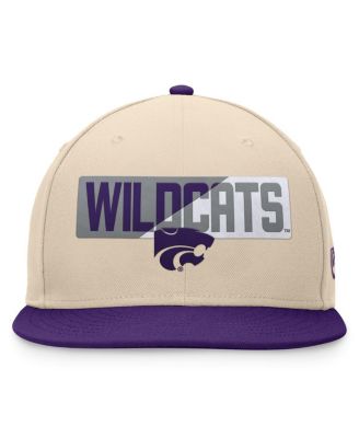 Men's Khaki Kansas State Wildcats Goalaso Snapback Hat