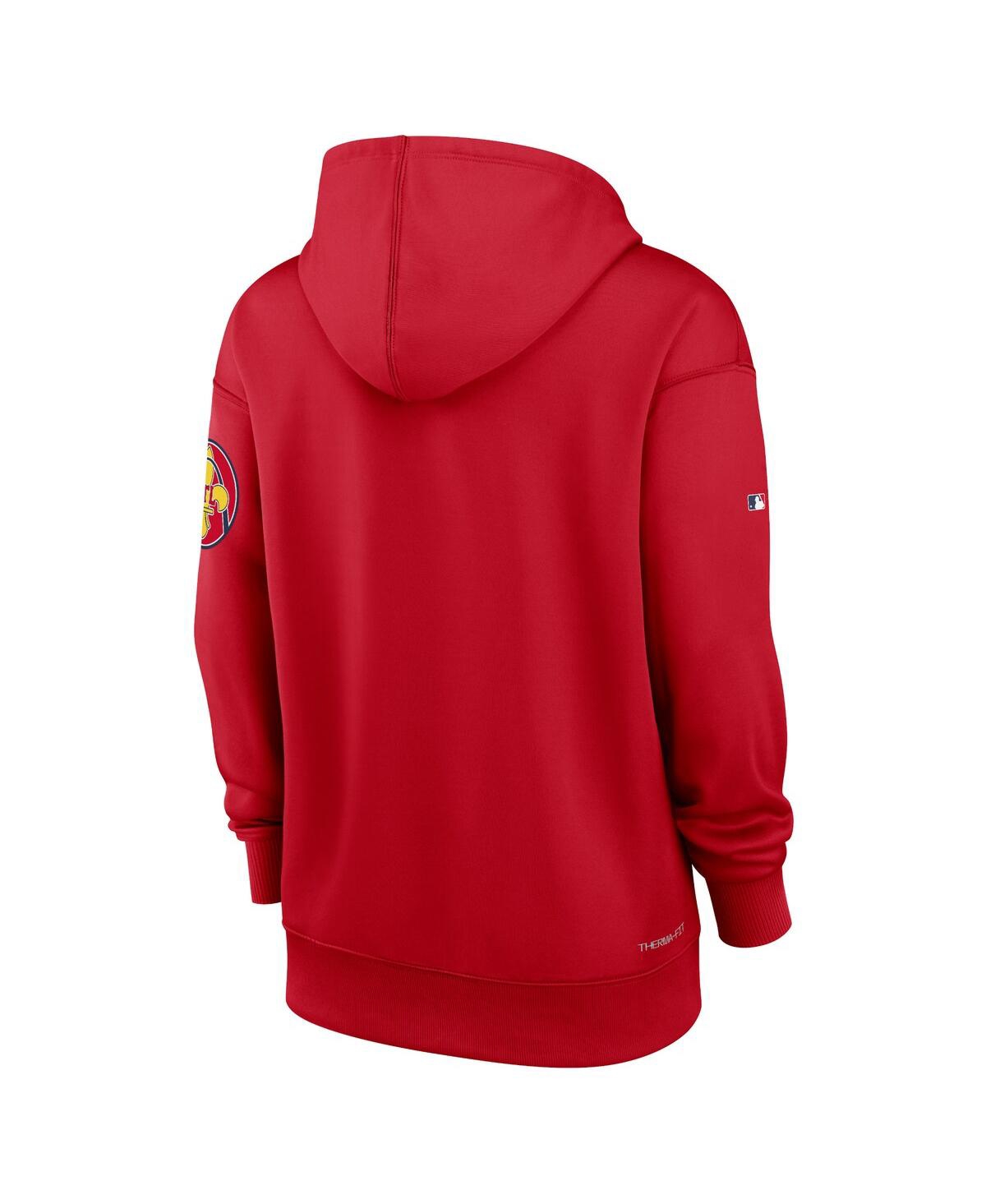 Nike Women's Red St. Louis Cardinals 2024 City Connect Authentic Collection Practice Performance Pullover In Red