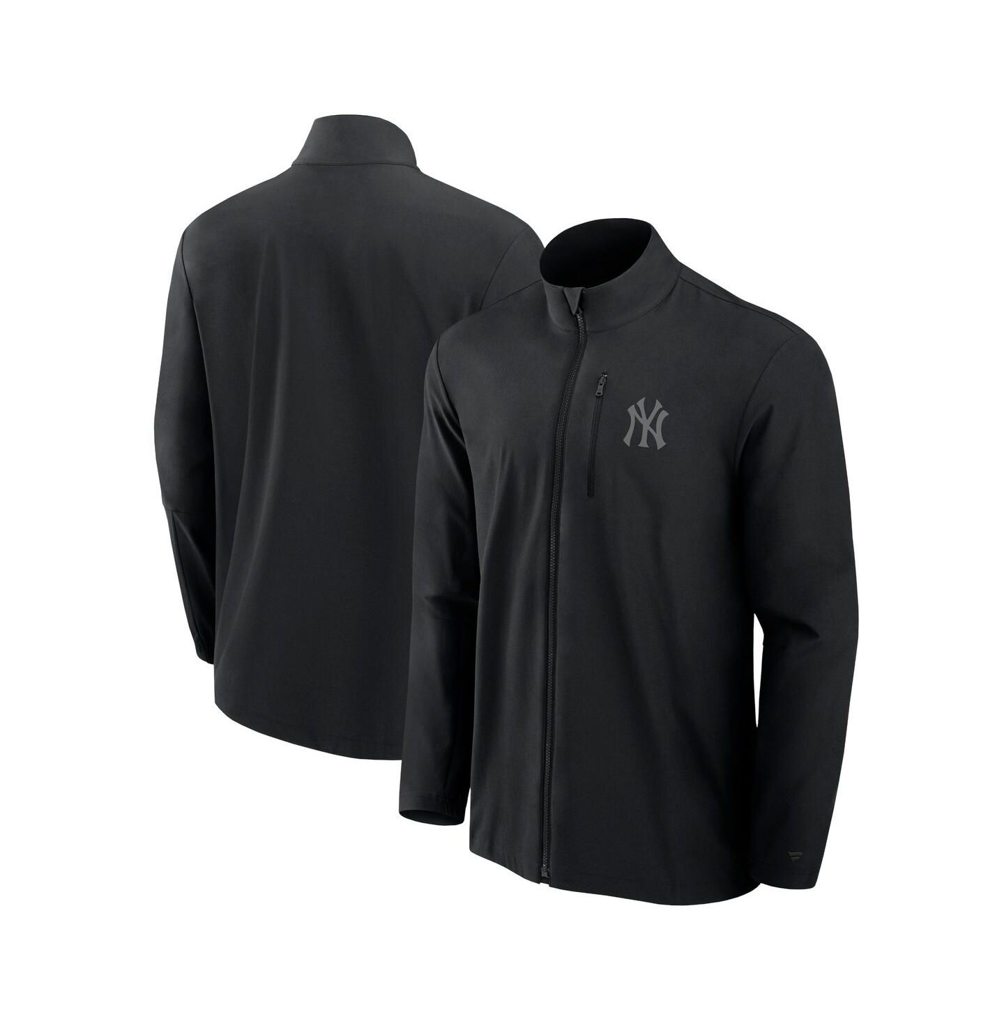 Мужская куртка Fanatics Signature Black New York Yankees Front Office Woven Full-Zip — фото 1