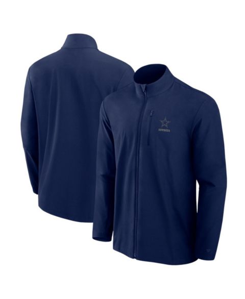 Мужская куртка Fanatics Signature Navy Dallas Cowboys Front Office Woven Full-Zip