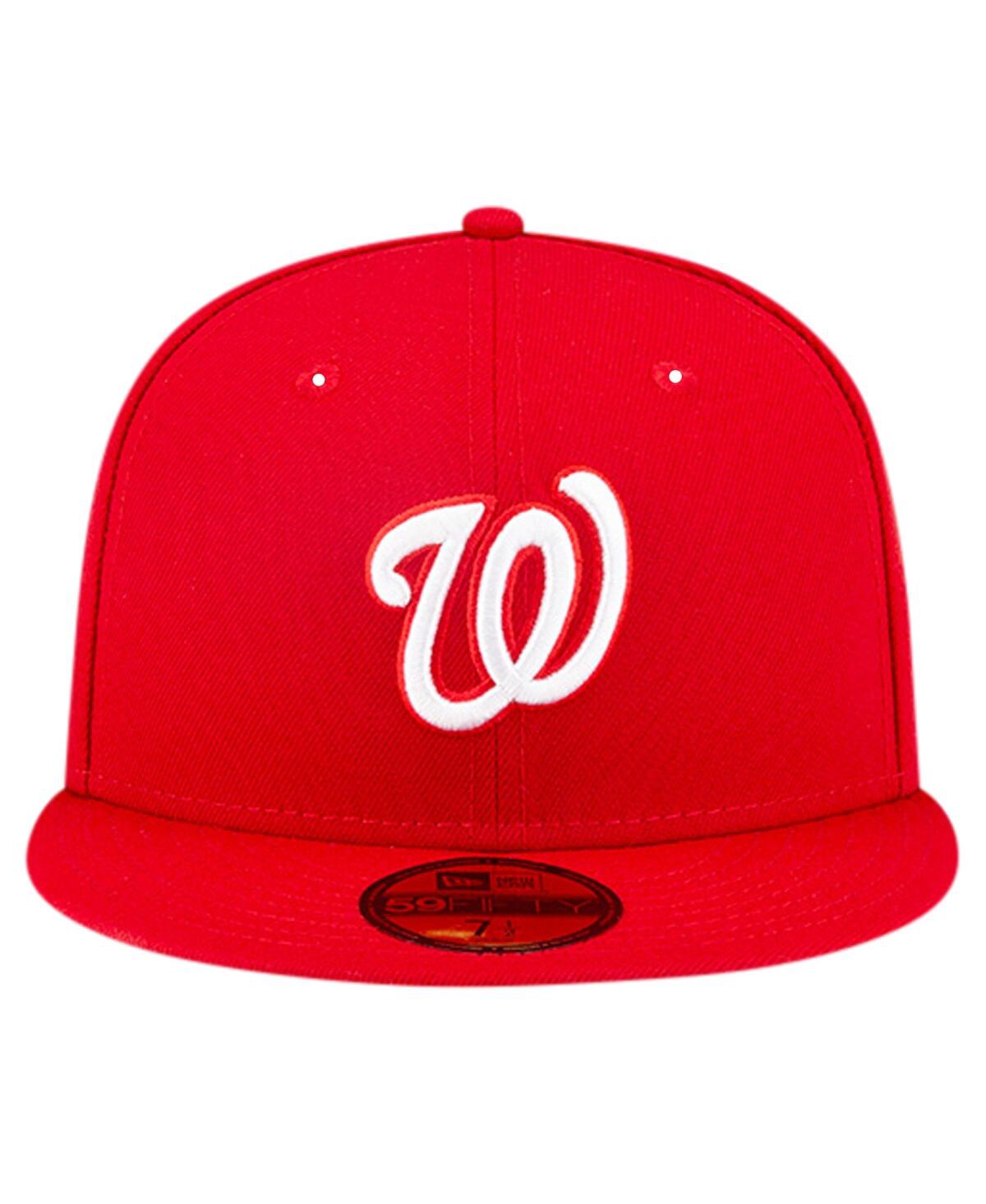 New Era Men'sWashington Nationals Atmos Animal Undervisor 59FIFTY Fitted Hat - Red