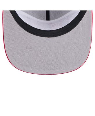 Men's Black Washington Nationals Throwback Meshback Golfer Hat