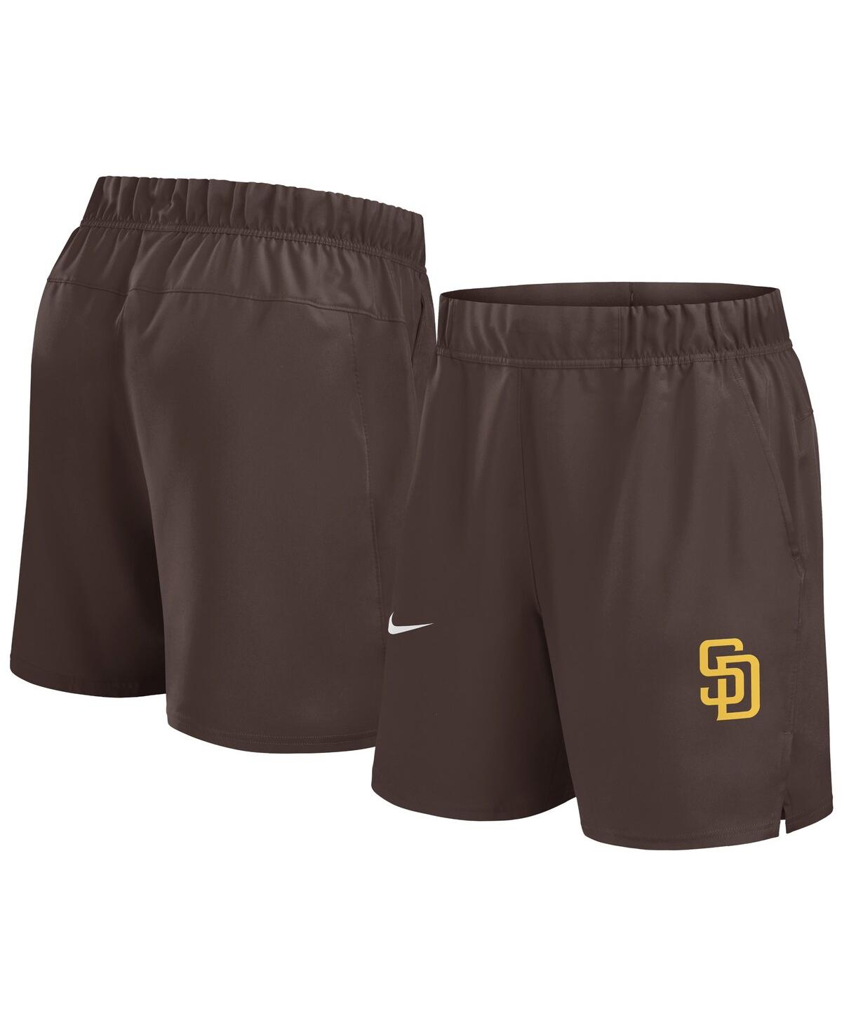 Nike Men's Brown San Diego Padres Woven Victory Performance Shorts - Brown