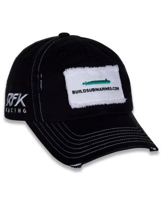 Men's Black Brad Keselowski Build vintage-like Patch Adjustable Hat