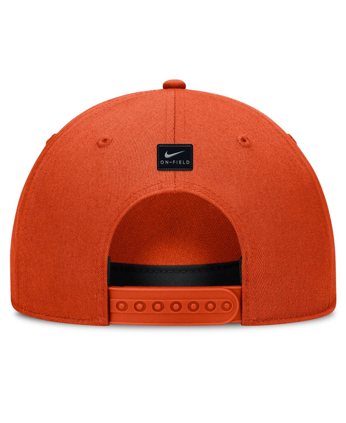 Nike Men's And Women's Orange Clemson Tigers 2024 Sideline Rise Adjustable Hat In Orange