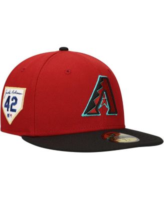 New Era Men's Red Arizona Diamondbacks Jackie Robinson Day Side Patch ...
