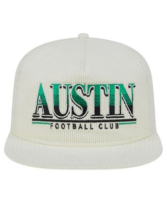 Men's White Austin FC Throwback Corduroy Golfer Adjustable Hat