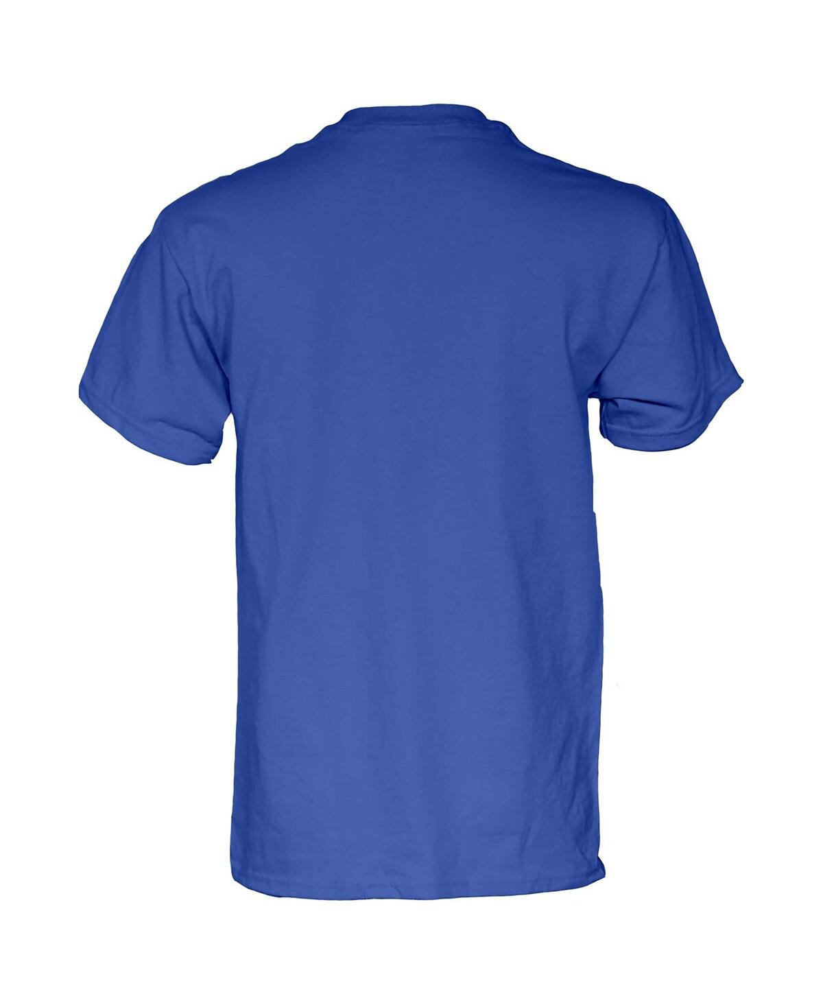 Blue 84 Men'sBoise State Broncos 2024 Ncaa Men's Basketball Tournament March Madness Three-In-a-Row T-Shirt - Royal