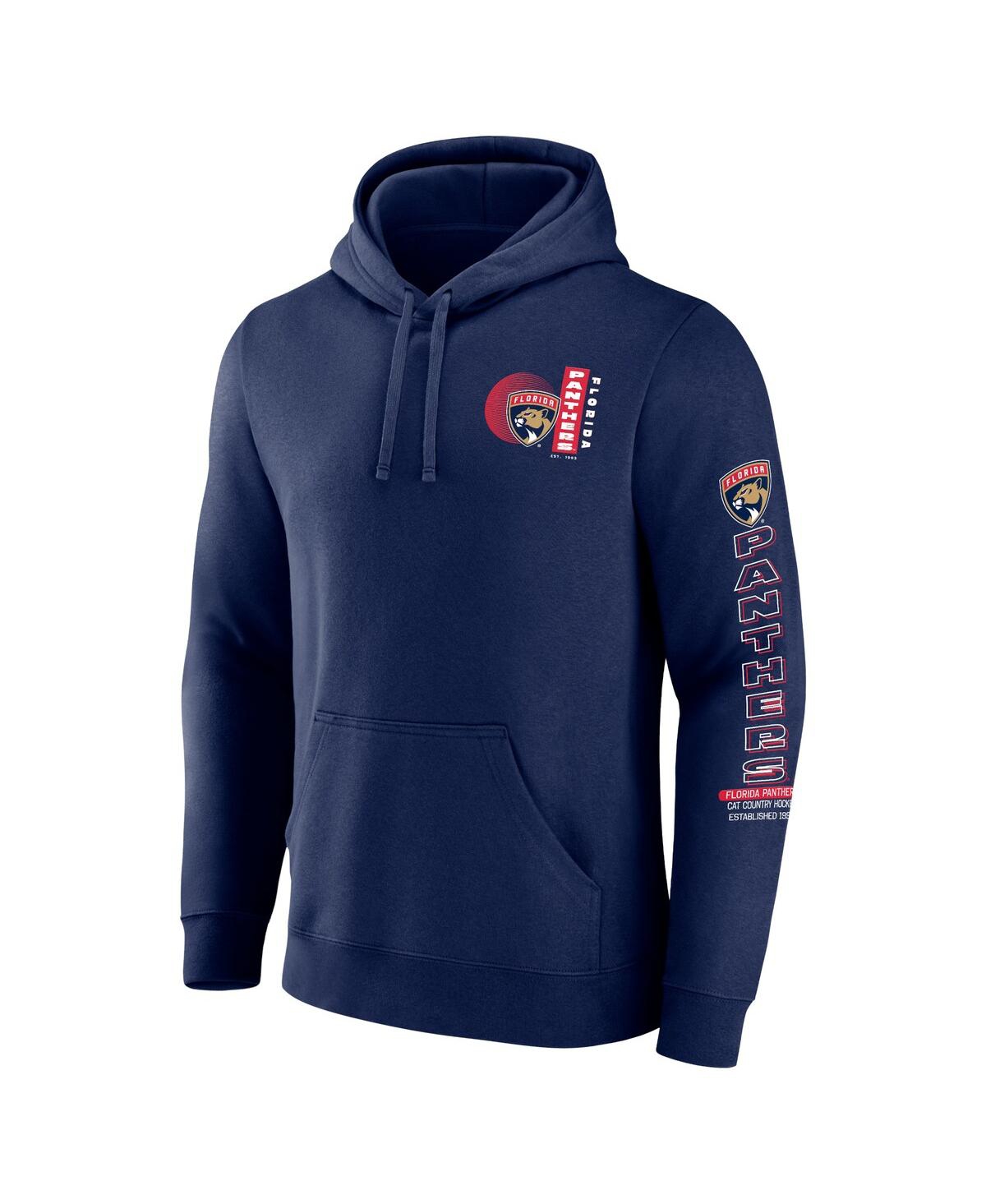 Fanatics Men'sFlorida Panthers Revolution Pullover Hoodie - Navy