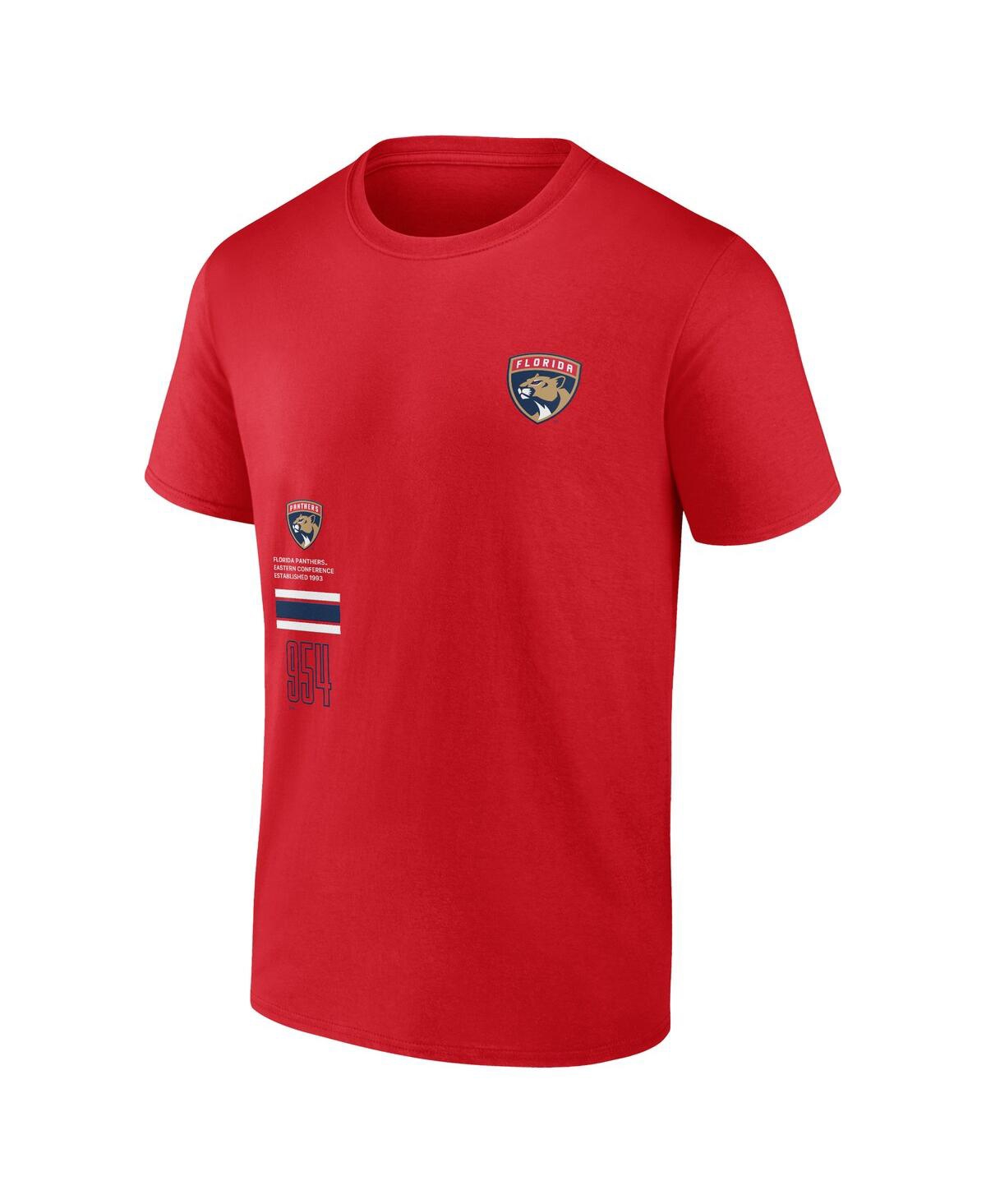 Fanatics Men'sFlorida Panthers Represent T-Shirt - Red