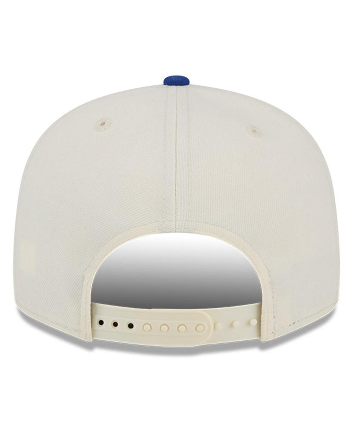 New Era Men's Cream/royal New York Giants 100th Season Two-tone 9fifty Snapback Hat In Cream Royal