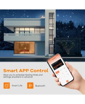 Inches Ultra-Thin Electric Fireplace Wall-Mounted & Recessed