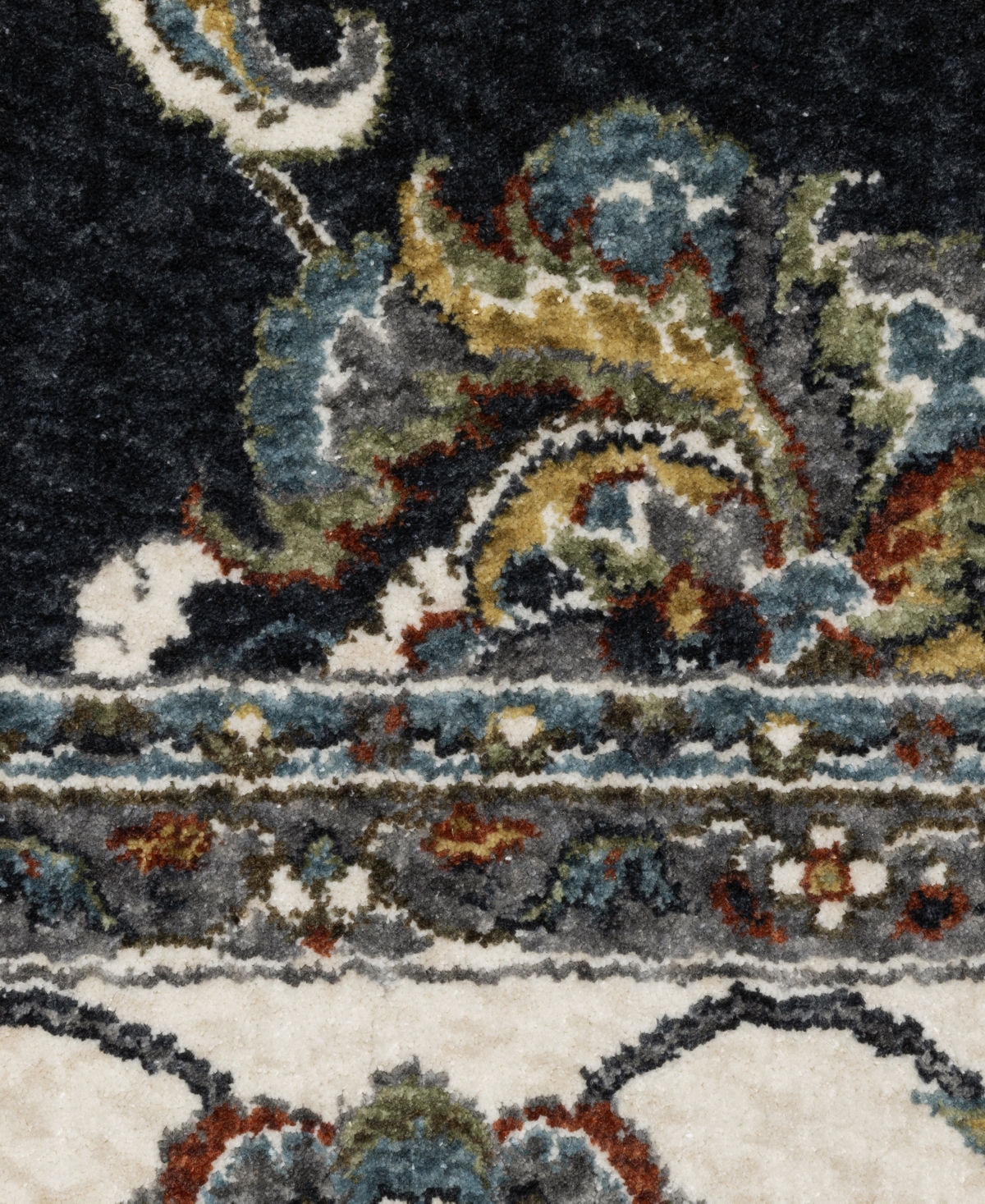 Oriental Weavers Vivian Vi01b 7'10x10'10 Area Rug In Navy