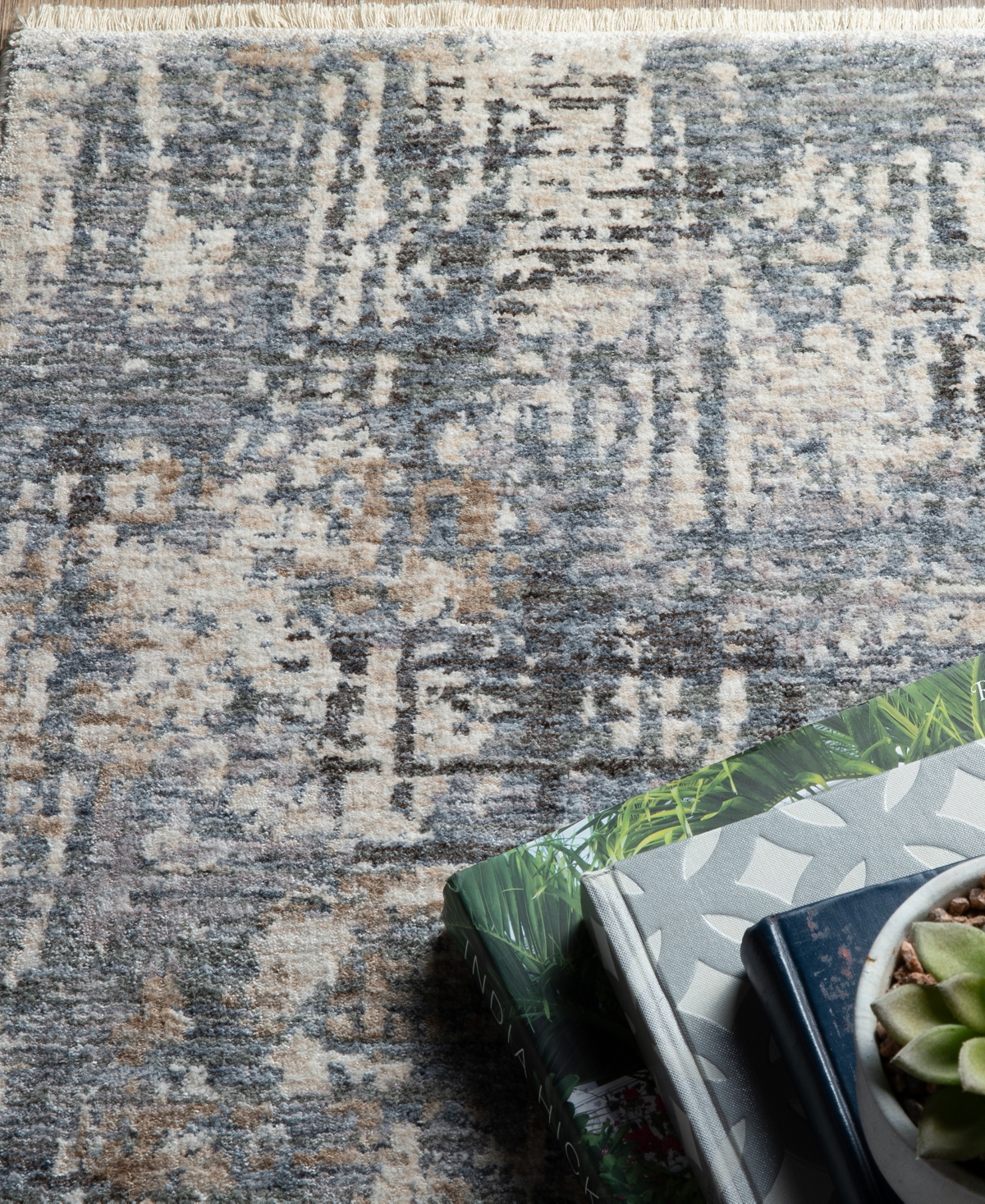 Oriental Weavers Hayden Hay08 7'10x10'10 Area Rug In Charcoal