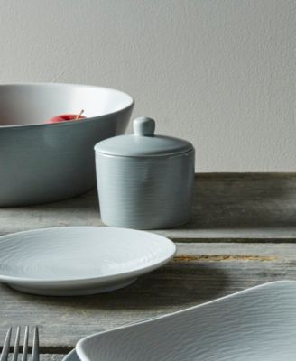 Colorscapes Black-On-Black Swirl Sugar and Creamer, Set of 2