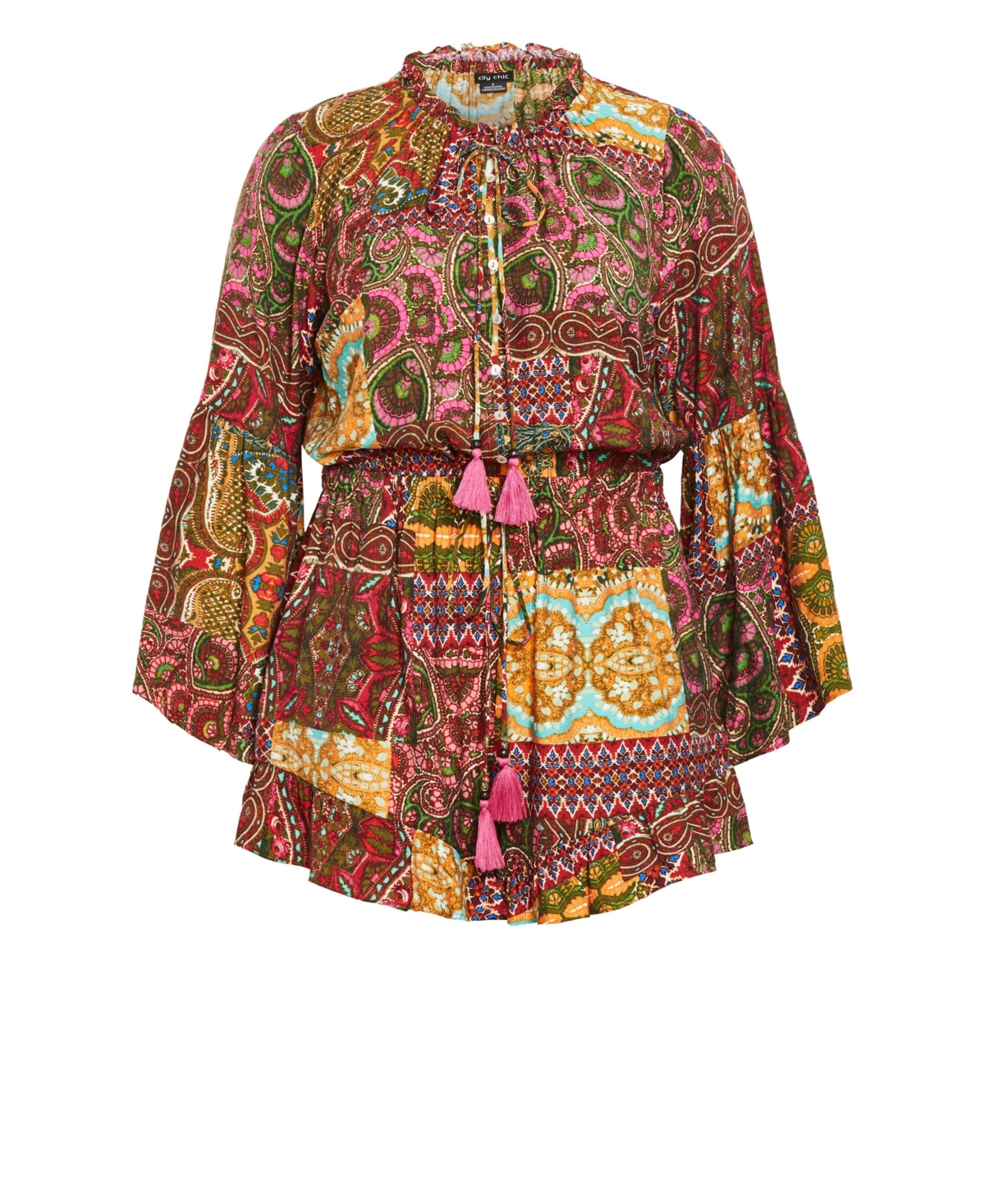 City Chic Women's Erica Print Playsuit