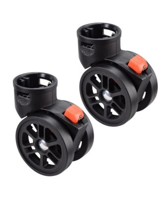 2Pcs 2" Swivel Replacement Wheel Caster with Locking Brake for AW Makeup Case