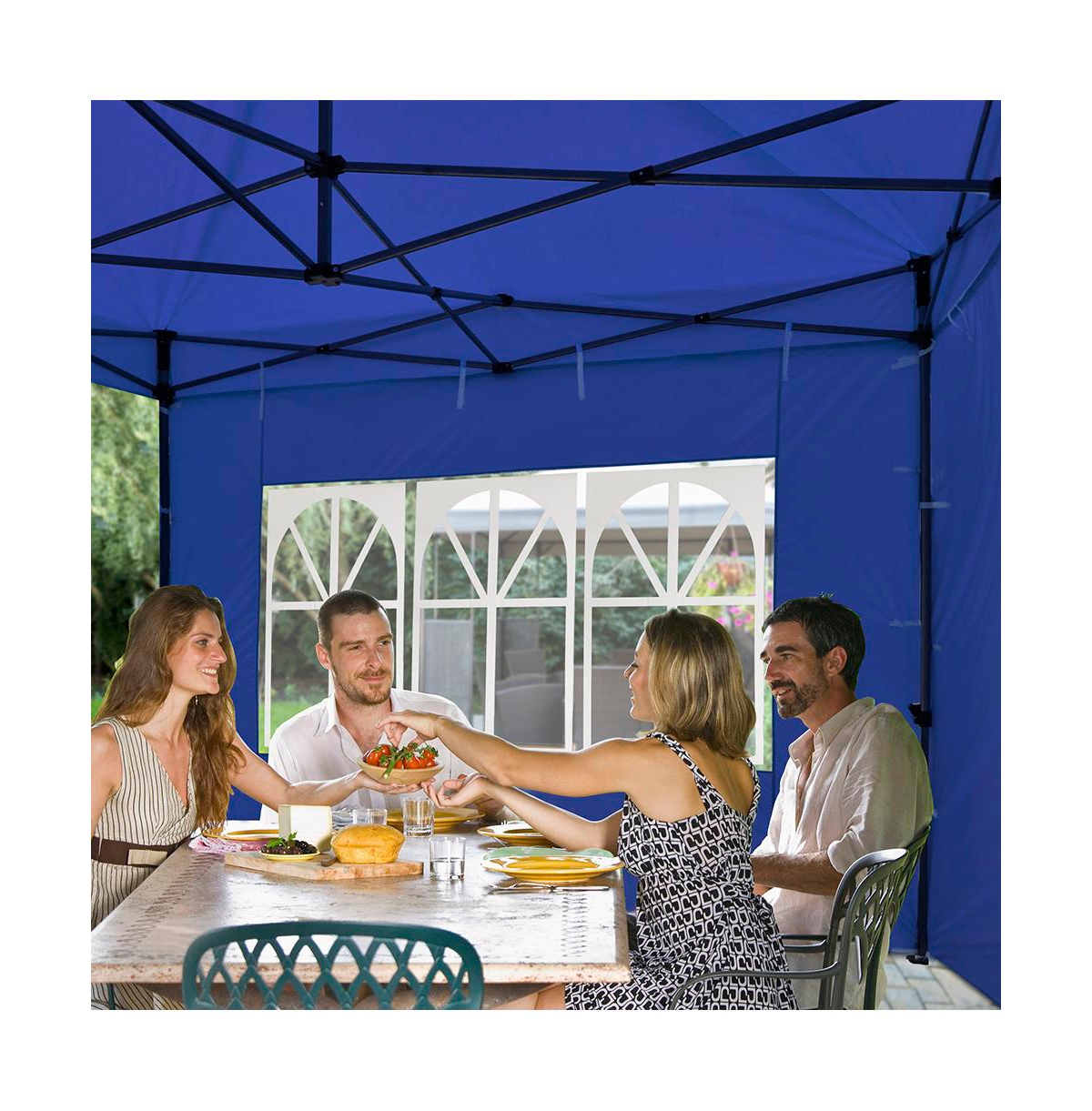 Yescom InstaHibit Universal Window Sidewall UV30+ Fits 10x10ft Canopy Picnic 1 Piece