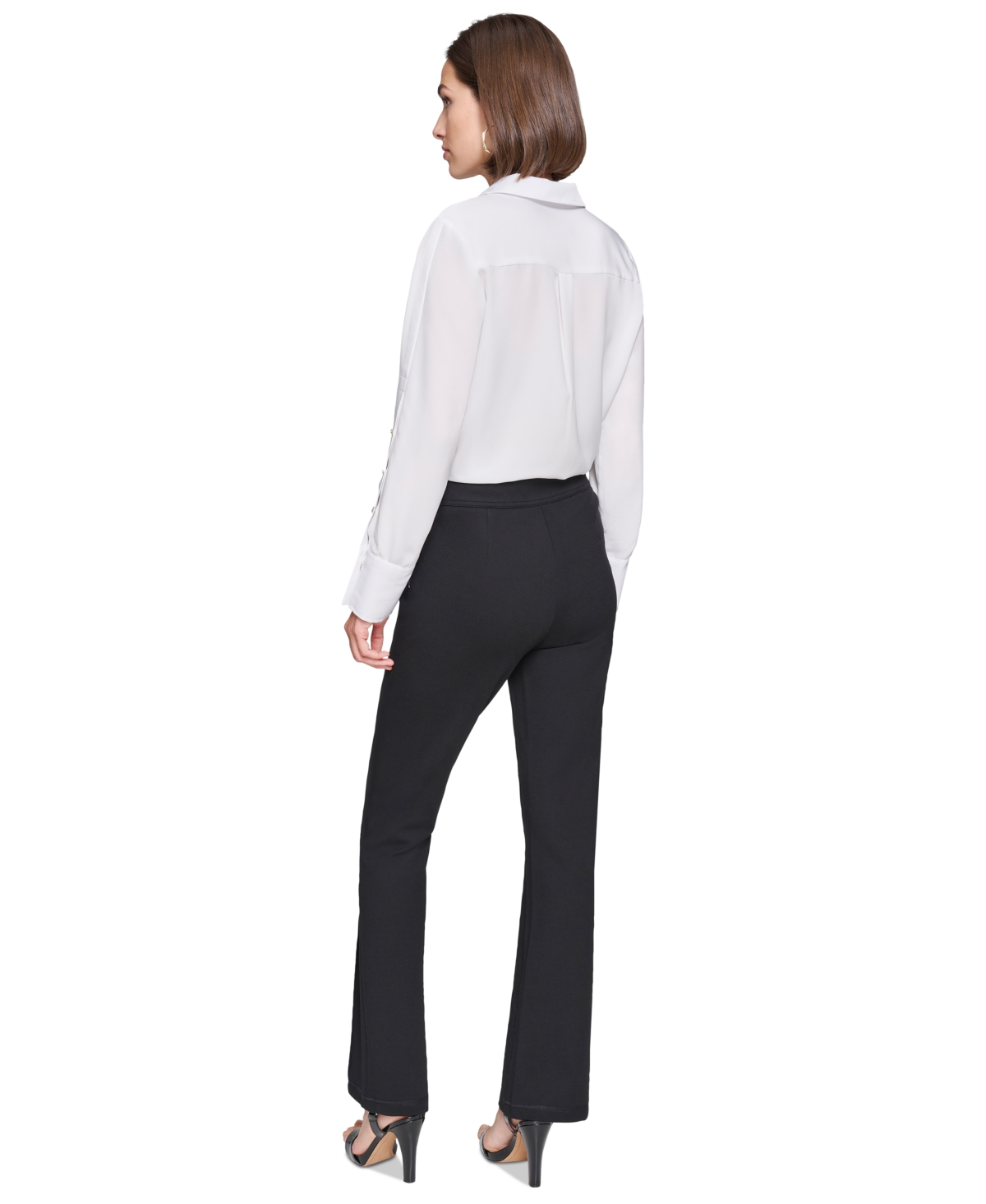 Karl Lagerfeld Women's Pull-On Ponte-Knit Pants