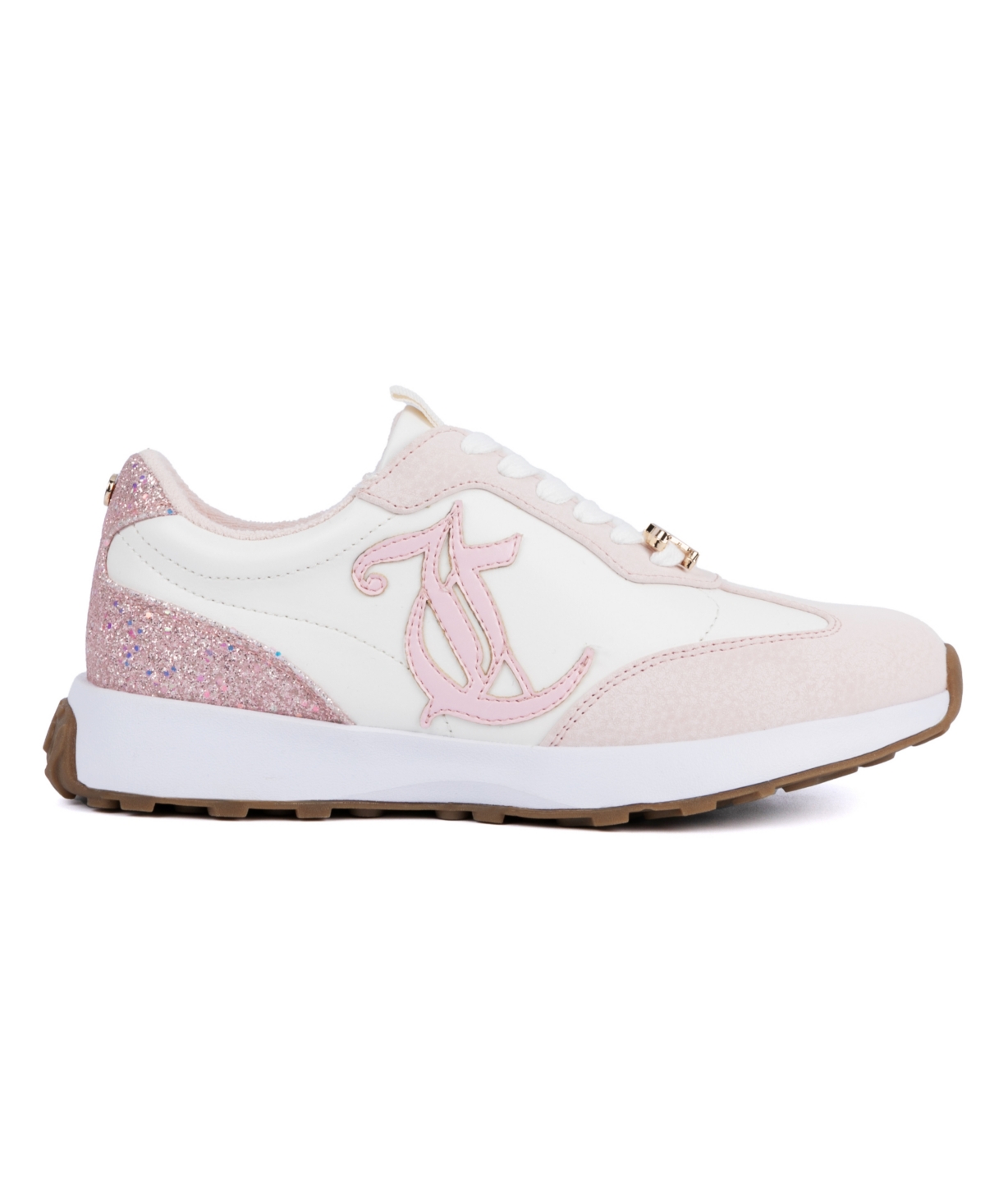 Juicy Couture Women's Eunice Lace-Up Sneakers -White