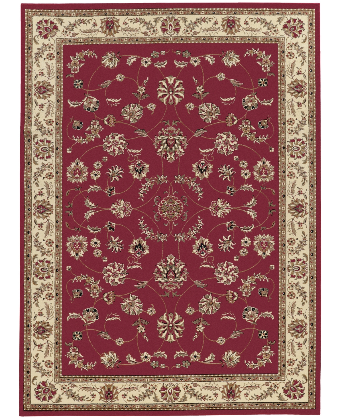 Km Home Closeout!  Pesaro 5'5"x7'7" Area Rug In Red
