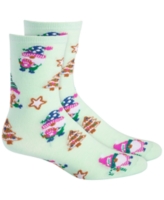 Holiday Lane Women's Holiday Crew Socks, Created for Macy's - Gnomes