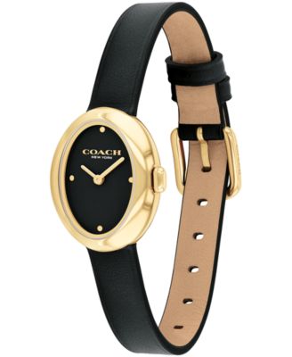 Women's Sammy Black Leather Watch 22.5mm