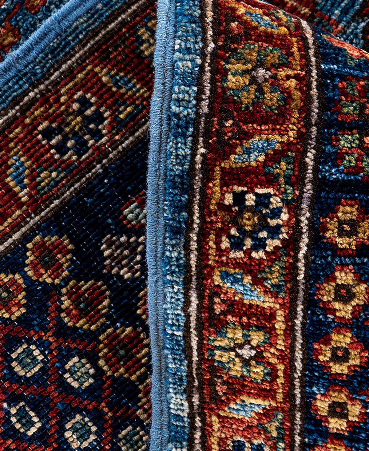 Adorn Hand Woven Rugs Serapi 6'2"x8'8" Area Rug In Light Blue
