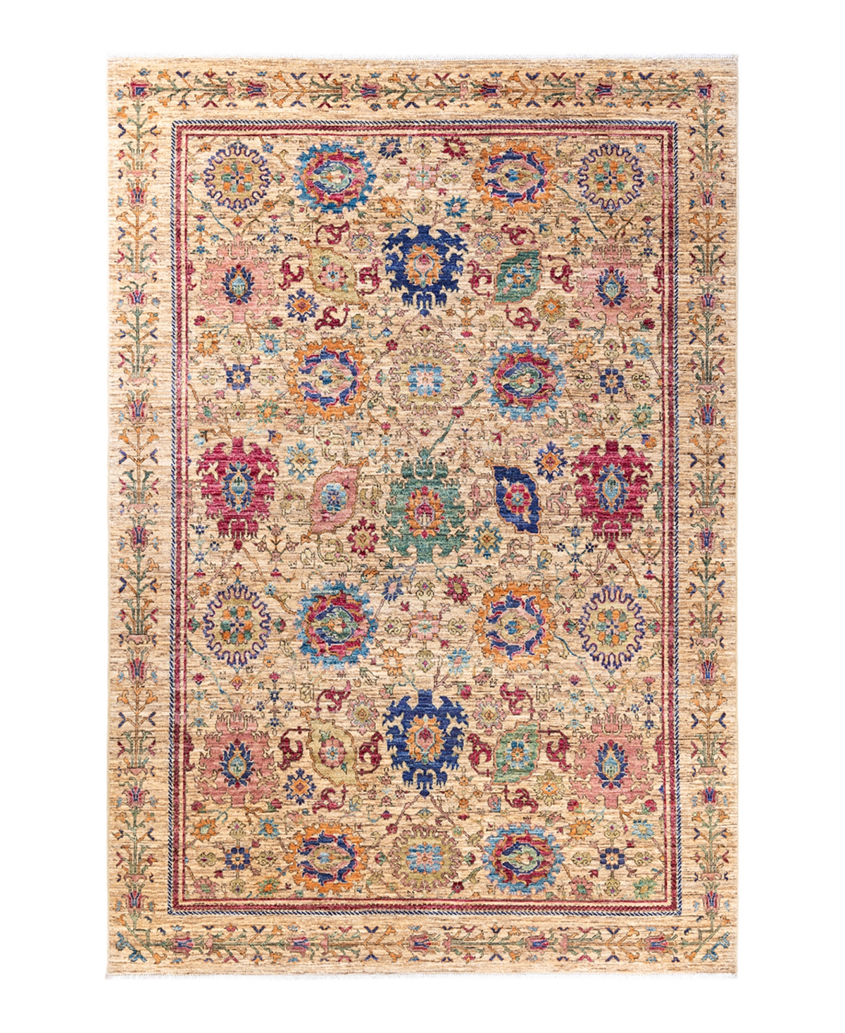 Adorn Hand Woven Rugs Serapi 6'5"x9'5" Area Rug In Beige