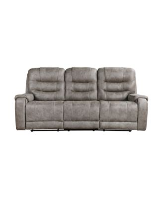 White Label Gabi 87" Double Reclining Sofa