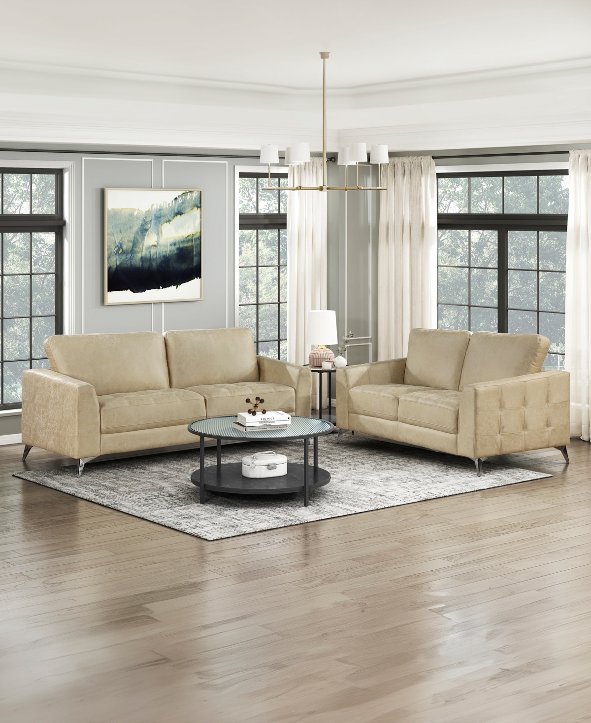 HOMELEGANCE WHITE LABEL RESONANCE 77" SOFA 