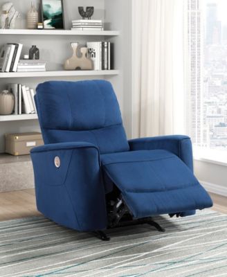 White Label Elevated 35" Power Rocker Reclining Chair