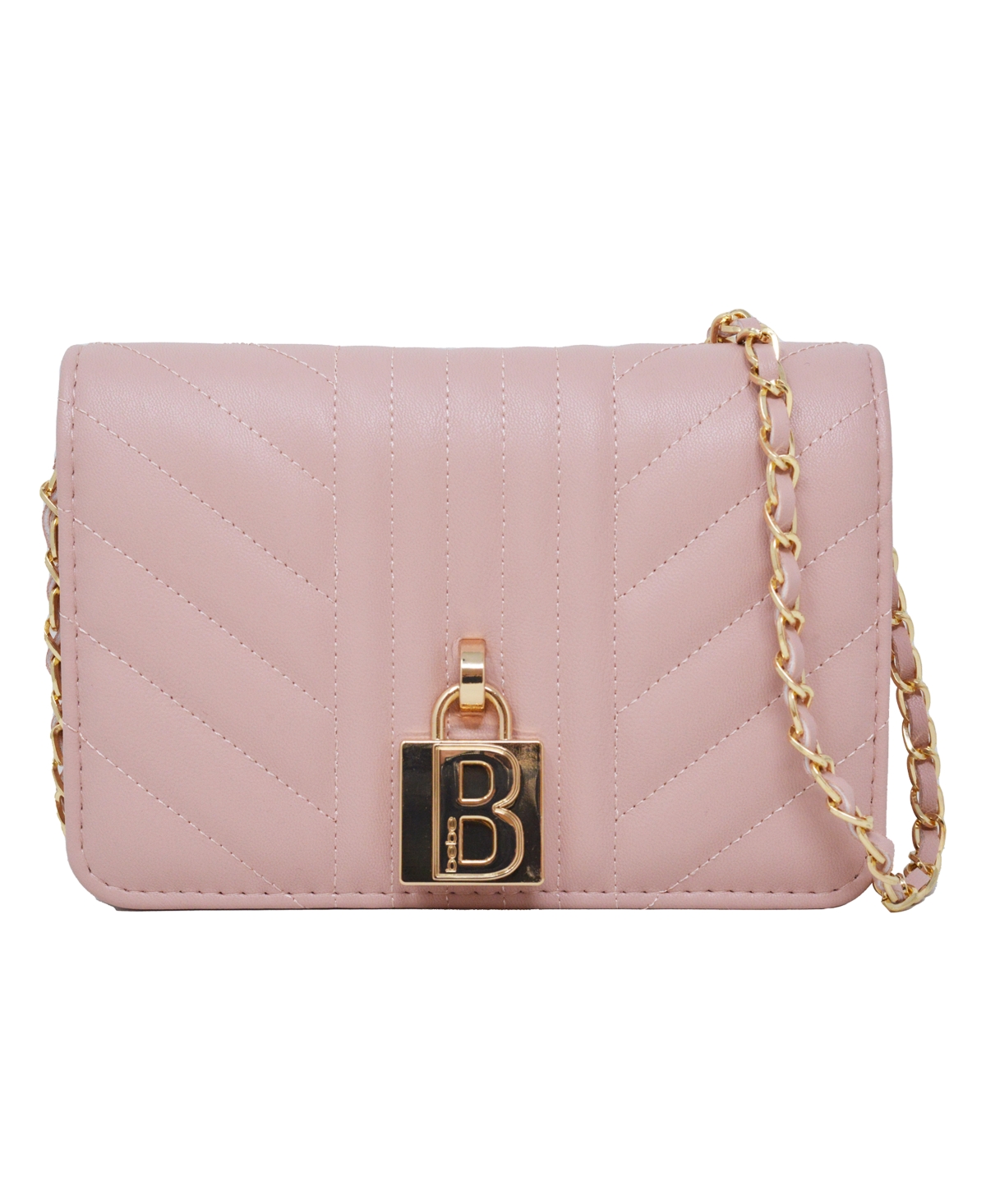 Bebe Rain Leather Crossbody Bag - Lilac | Smart Closet