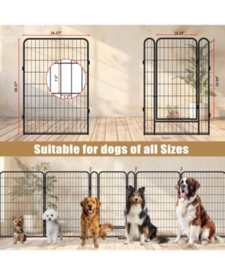 Streamdale Sturdy, Rust-Resistant Pet Fence with Automatic Gravity Locking
