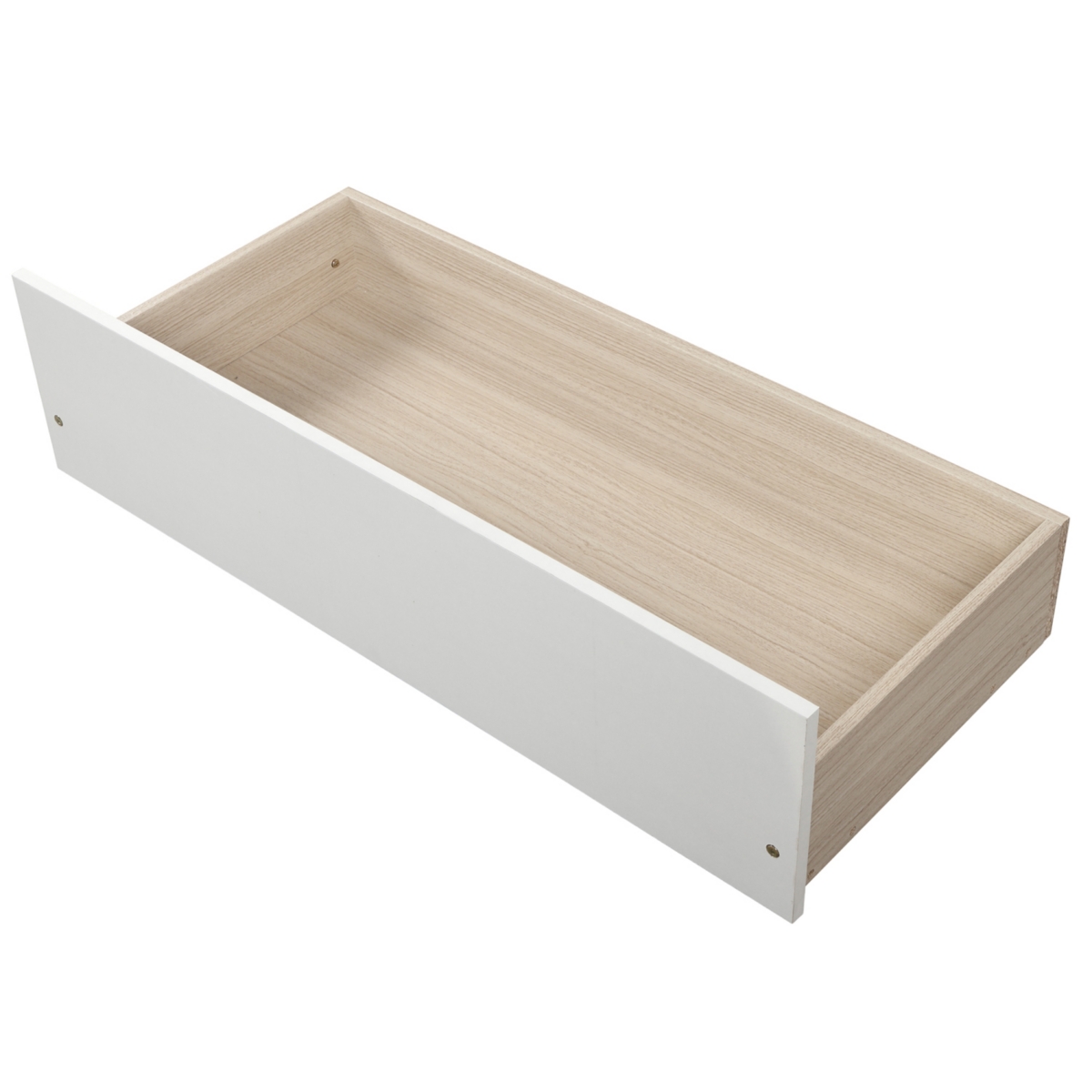 Simplie Fun Full Over Full Bunk Bed With Two Drawers And Storage