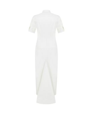 Women's Cut-Out Dress with Tail