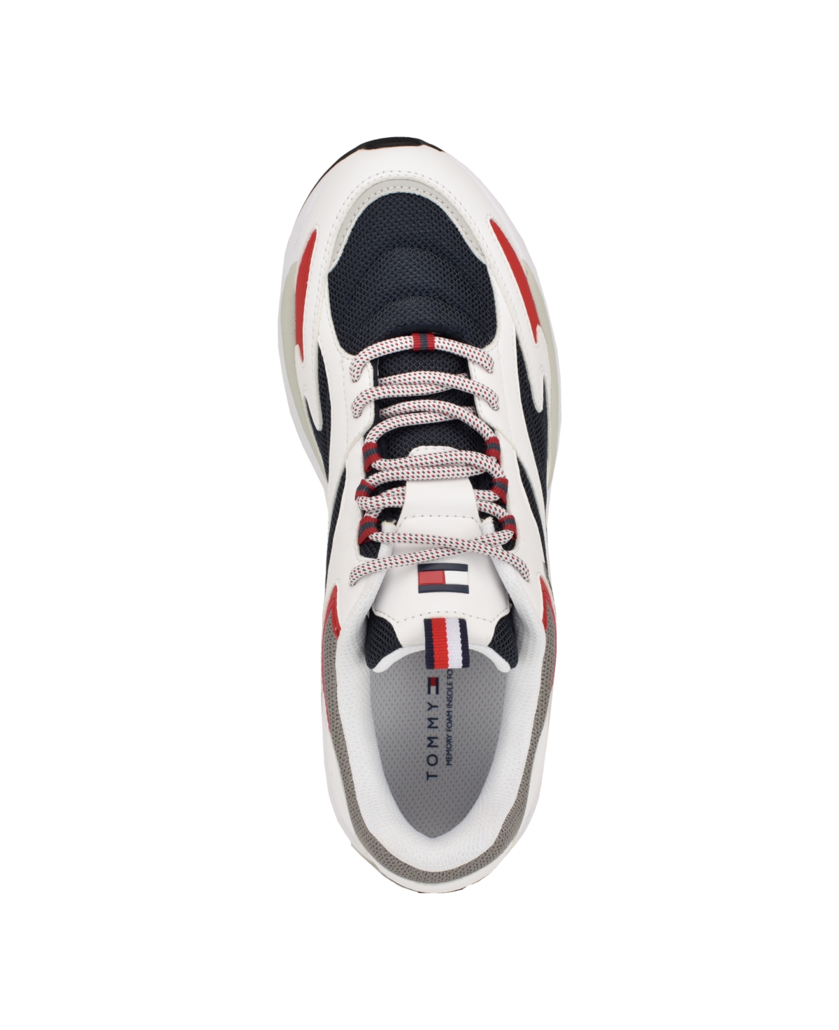 Tommy Hilfiger Men's Parana Fashion Lace Up Sneakers -red/navy Multi