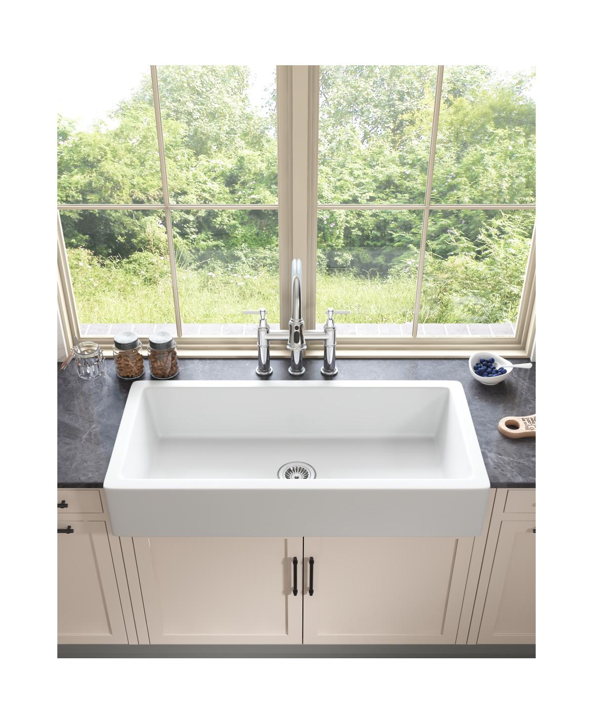 37 L X 19 W Farmhouse/Apron Front Kitchen Sink