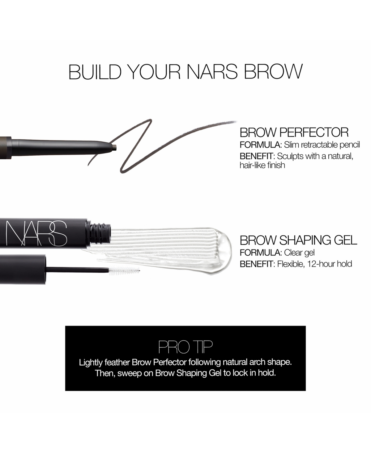 Nars Brow Shaping Gel In No Color