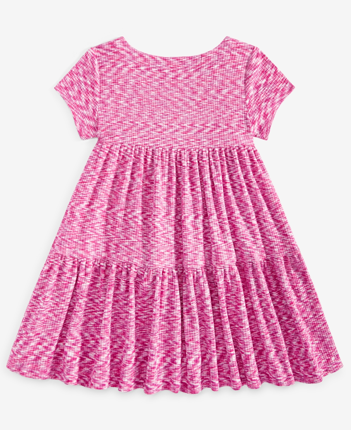 Epic Threads Toddler Girls Space-Dyed Tiered Dress, Created for Macy's