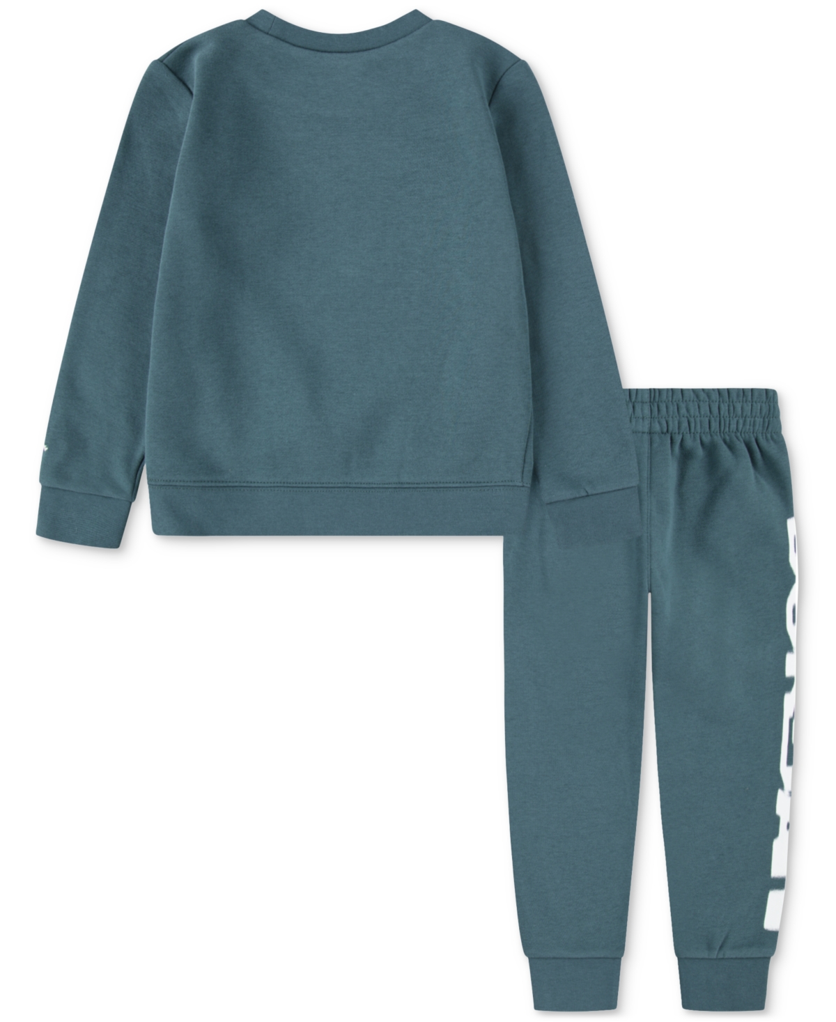 Jordan Toddler Boys Flight Mvp Fleece Crewneck Top & Jogger Pants, 2 Piece Set - Ei8oxidize
