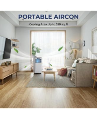 10000 BTU 4-in-1 Portable Air Conditioner with Dehumidifier and Fan Mode