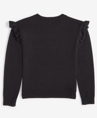 Little & Big Girls Heart Pullover Sweater, Created for Macy's