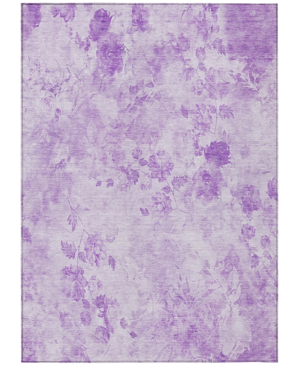 Addison Chantille Acn724 5'x7'6" Area Rug In Lavender