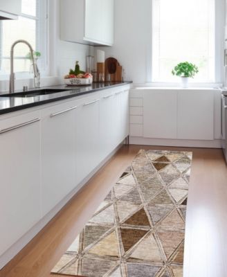 Chantille Machine Washable ACN722 2'3"x7'6" Runner Area Rug