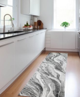 Chantille Machine Washable ACN720 2'3"x7'6" Runner Area Rug