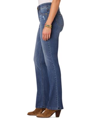 Petite "Ab"solution Luxe Touch Itty Bitty Bootcut Jeans